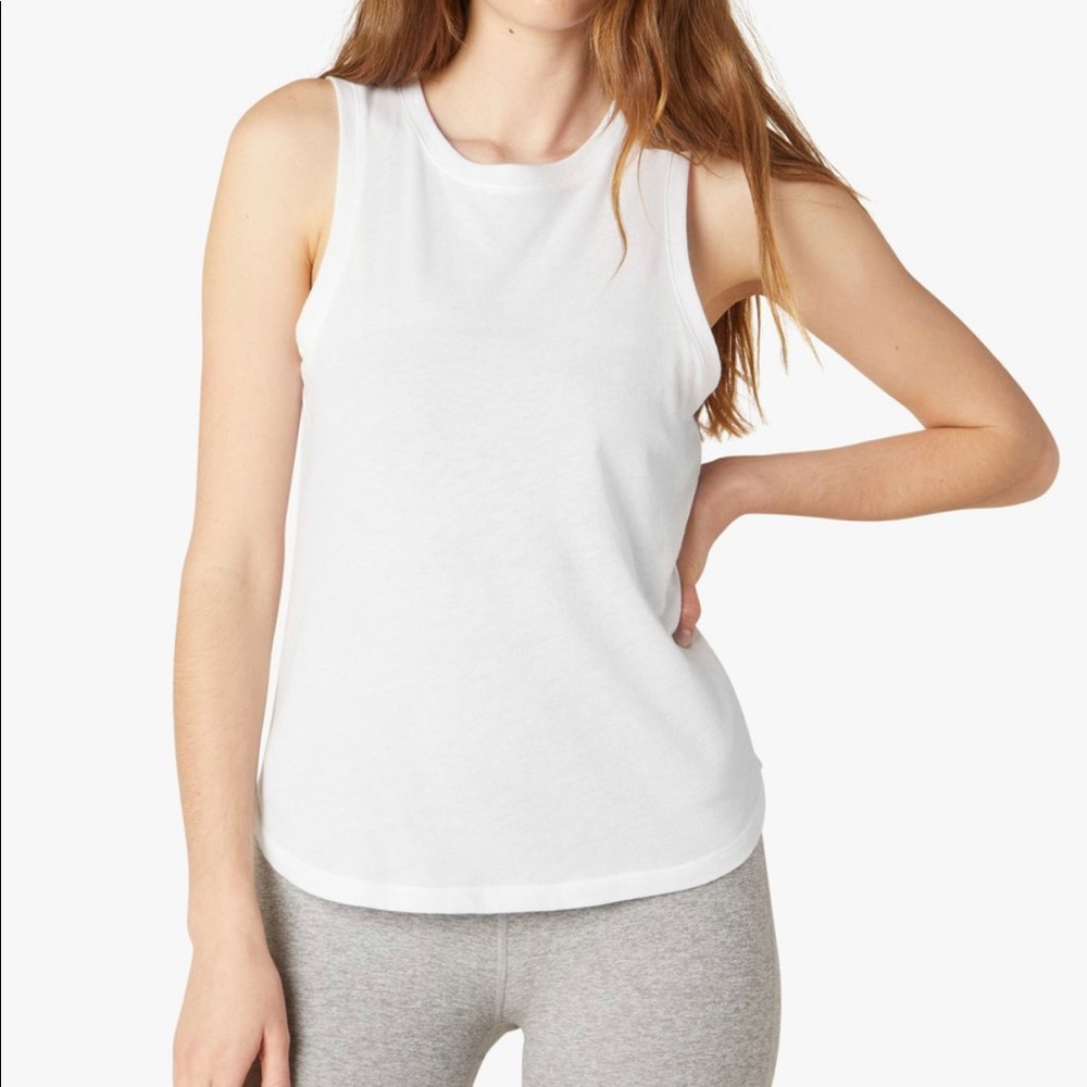 Beyond Yoga Boyfriend Jersey Low Muscle Tank